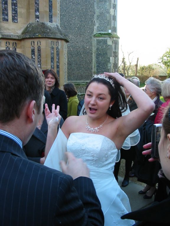 The blessing of the marriage of Georgina Wright and Captain Mark Normile on 15th December 2007 - photo 1