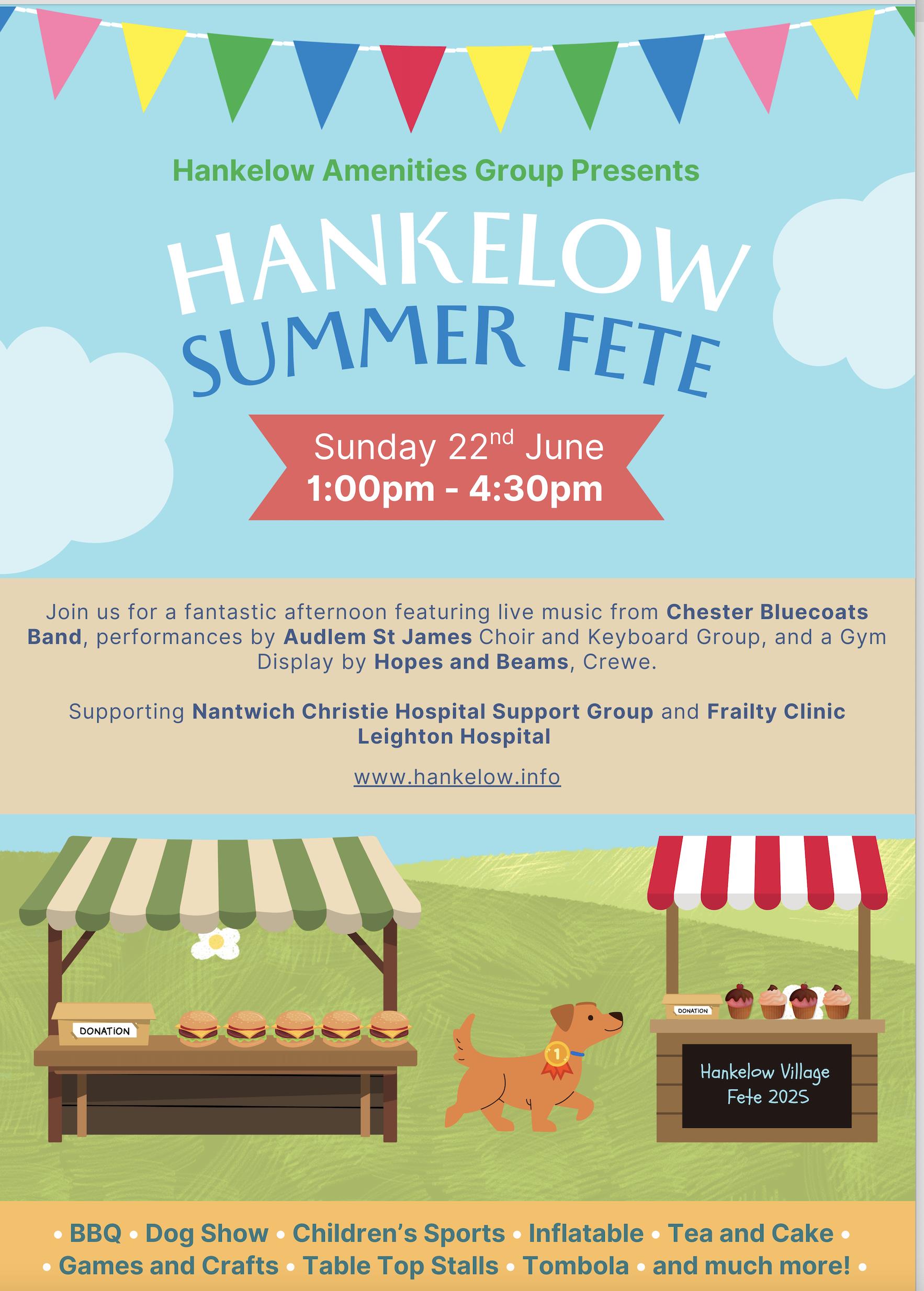 Summer Fete 2025 poster